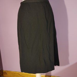 Black Liz Claiborne Dressy A-line Skirt